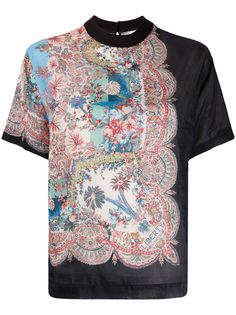 Liberty London блузка с короткими рукавами и принтом