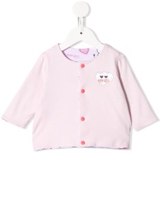 Kenzo Kids двусторонний кардиган с принтом