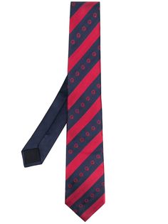 Versace галстук с вышивкой Medusa