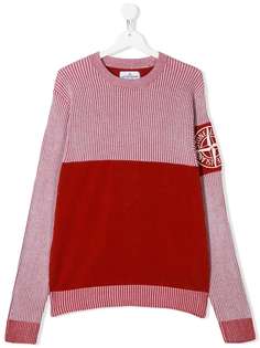 Stone Island Junior джемпер в полоску