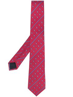 Versace галстук с вышивкой