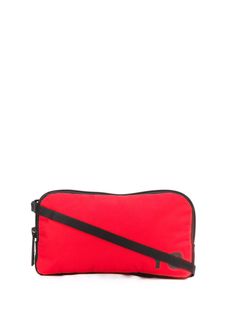 Y-3 logo print rectangular shoulder bag