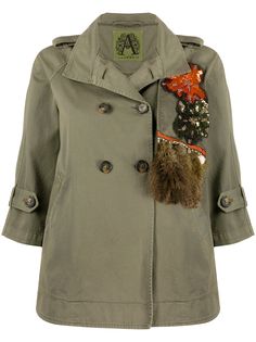 Alessandra Chamonix embroidered fringe jacket
