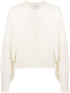 Nanushka джемпер Virote fluffy с круглым вырезом