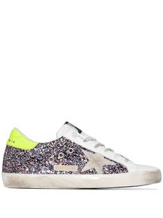 Golden Goose кроссовки Superstar с блестками