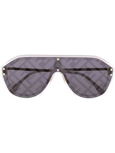 Fendi Eyewear солнцезащитные очки-авиаторы с логотипом FF