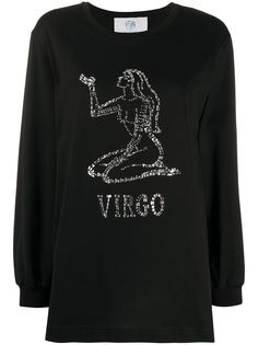 Alberta Ferretti футболка Virgo с кристаллами