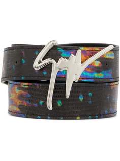 Giuseppe Zanotti ремень Giuseppe с тиснением