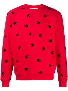 McQ Swallow толстовка с принтом Alexander McQueen