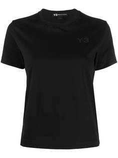 Y-3 футболка с принтом
