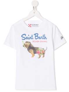 Mc2 Saint Barth Kids футболка с принтом