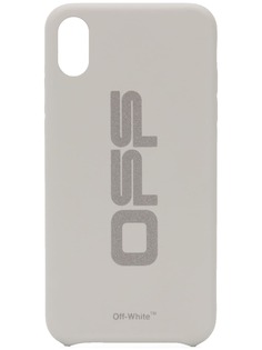 Off-White чехол для iPhone XS с логотипом
