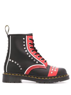 Dr. Martens ботильоны на шнуровке с заклепками