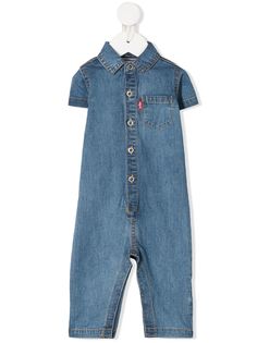 Levis Kids джинсовый ромпер на пуговицах