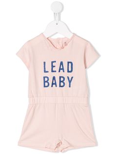 Zadig & Voltaire Kids ромпер Tunis с графичным принтом