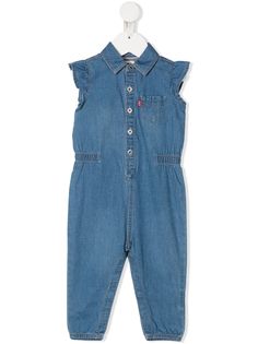 Levis Kids джинсовый ромпер на пуговицах