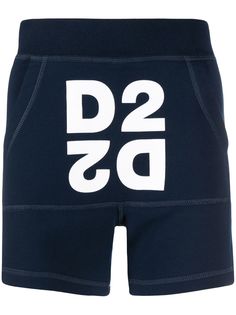 Dsquared2 спортивные шорты с логотипом