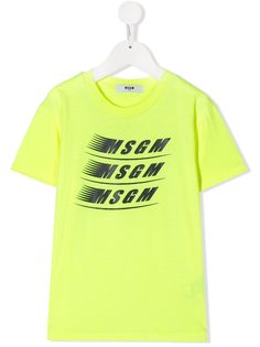 Msgm Kids футболка с логотипом