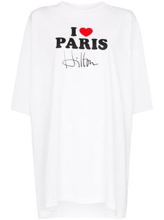 Vetements футболка I Love Paris Hilton