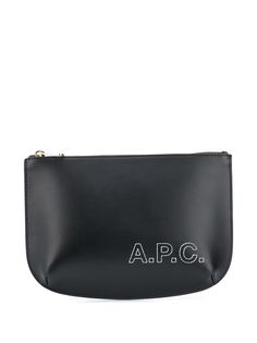 A.P.C. клатч с логотипом