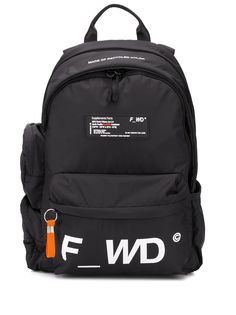 F_WD logo print backpack