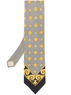 Versace Pre-Owned галстук 1990-х годов с принтом Medusa