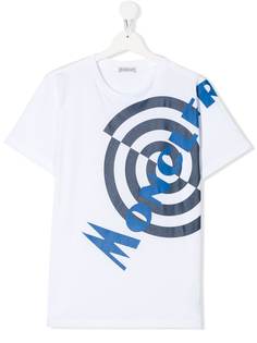 Moncler Kids футболка с логотипом