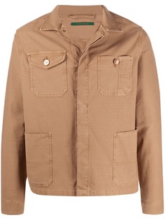Hand Picked куртка-рубашка с карманами