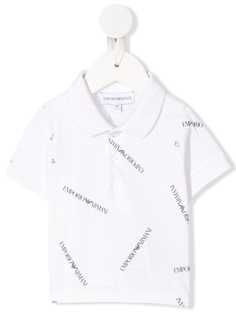 Emporio Armani Kids рубашка-поло с логотипом