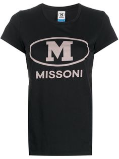 M Missoni футболка с круглым вырезом и логотипом