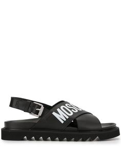 Moschino сандалии с логотипом