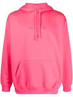 F.A.M.T. худи с принтом I Need New Haters и карманом