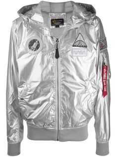 Alpha Industries куртка с капюшоном из коллаборации с NASA