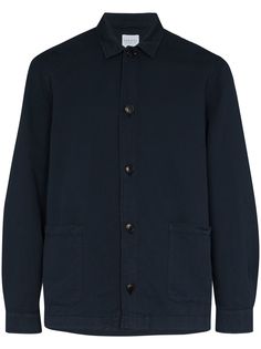 Sunspel куртка-рубашка с накладными карманами