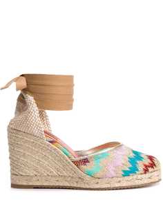 Missoni эспадрильи на танкетке с узором шеврон