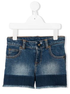 Little Marc Jacobs джинсовые шорты с бахромой