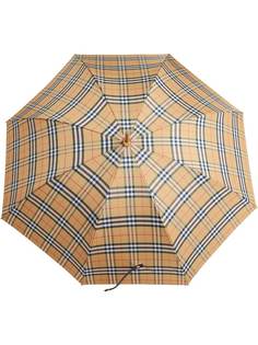 Burberry зонт в винтажную клетку
