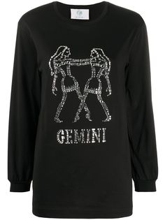 Alberta Ferretti джемпер Gemini с кристаллами