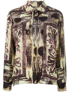 Jean Paul Gaultier Pre-Owned рубашка 1991-го года с абстрактным принтом