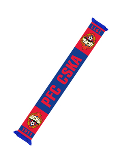 Шарф вязаный полноцветный PFC CSKA ПФК ЦСКА