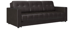 Диван тканевый прямой Атланта Капранова коричневый (Экокожа) Home Me