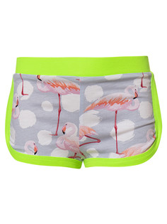 Шорты для девочки из футера со вставками из сетки Nota Bene