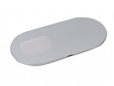 Зарядное устройство Baseus Simple 2in1 Wireless Charger Pro Edition For Phones + Pod White WXJK-C02