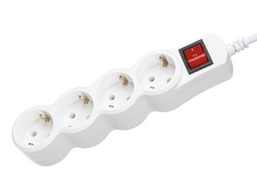 Сетевой фильтр 5bites 4 Sockets 3m White SP4W-130