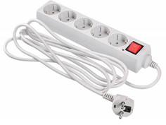 Сетевой фильтр Buro 5 Sockets 3.0m Grey 500SL-3-G