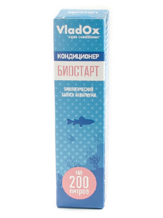 Средство Vladox Биостарт 982276 - Кондиционер для подготовки воды во время запуска аквариума 50ml на 200L