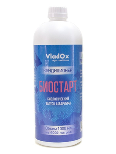 Средство Vladox Биостарт 83167 - Кондиционер для подготовки воды во время запуска аквариума 1000ml на 4000L