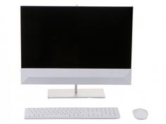 Моноблок HP Pavilion 24-xa0004ur White 4UG26EA (Intel Core i3-8100T 3.1 GHz/4096Mb/1000Gb + 16Gb SSD/Intel HD Graphics/Wi-Fi/Bluetooth/Cam/23.8/1920x1080/Windows 10 Home 64-bit)