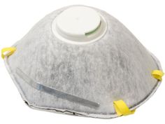 Защитная маска Uspex 12380 трехслойная класс защиты FFP1 (до 4 ПДК) + с угольным фильтром и дыхательным клапаном