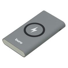 Внешний аккумулятор (Power Bank) Buro HG8000-WCH QC 3.0 Wireless Charge, 8000мAч, черный